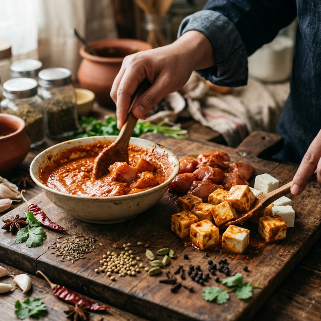 Mastering Marinades: How Spices Tenderize & Flavor Meat and Paneer