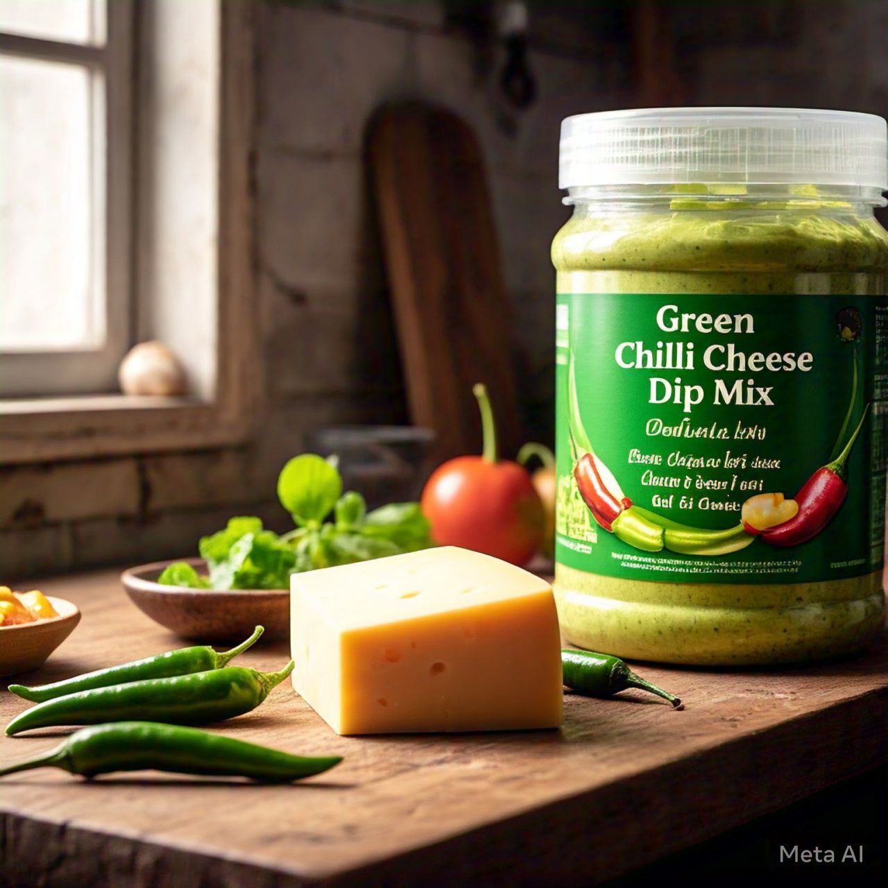 Green Chilli Cheese Dip Mix: A Spicy and Creamy Delight