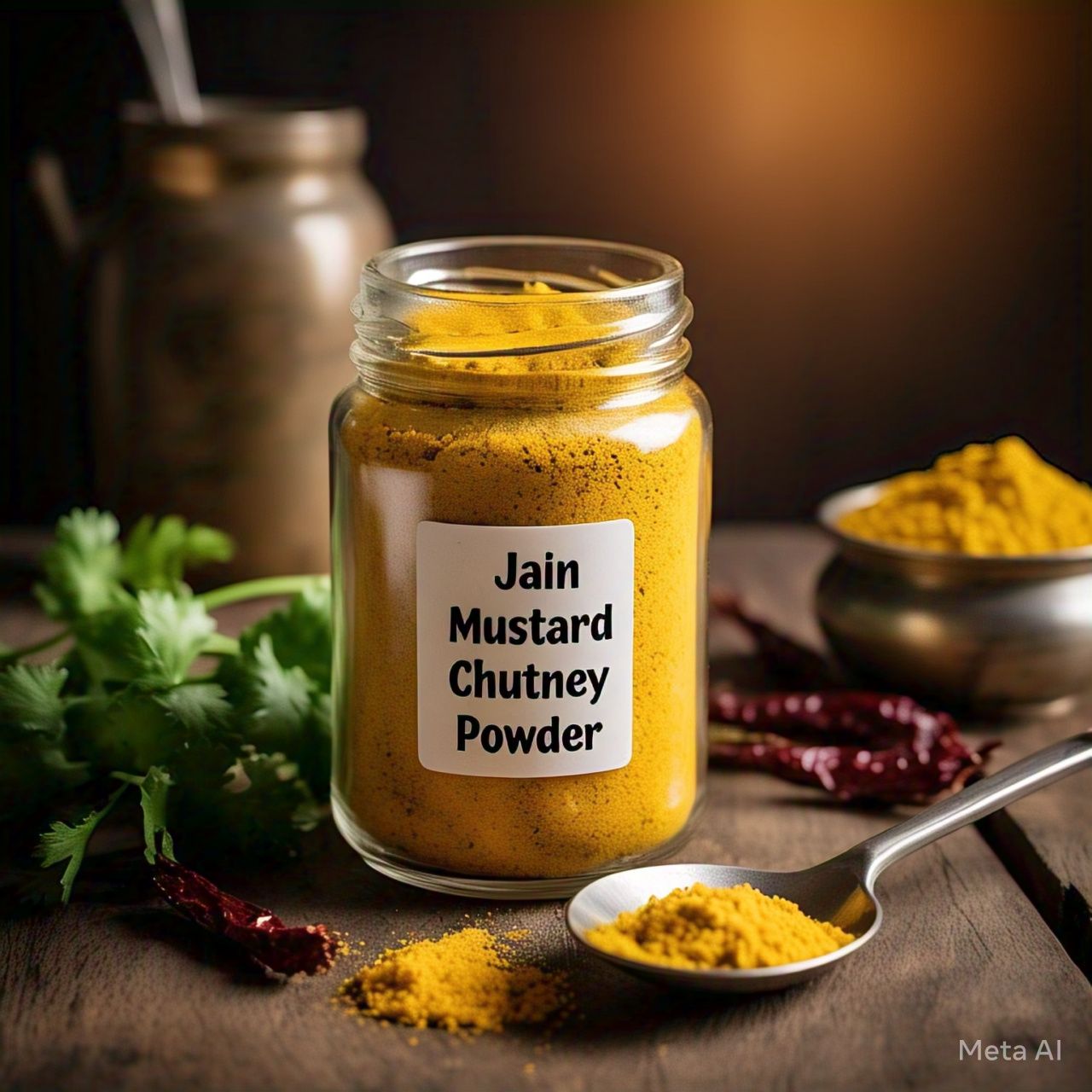 Jain Mustard Chutney Powder (No Onion No Garlic): A Zesty, Healthy Addition to Your Meals
