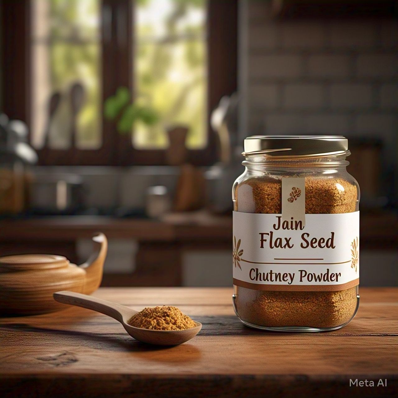 Jain Flax Seed Chutney Powder (No Onion No Garlic): A Nutrient-packed Addition to Your Meals