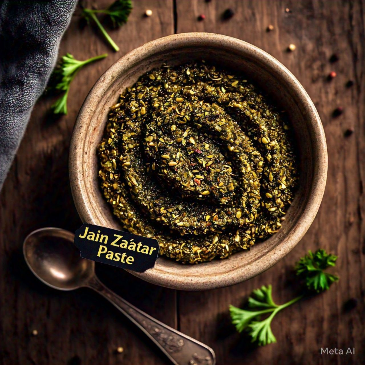 Jain Za'atar Paste (No Onion No Garlic): A Flavorful and Ethical Spice Blend