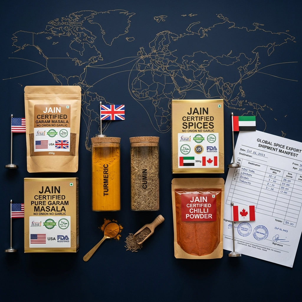 Export Opportunities for No Onion No Garlic Spice Blends