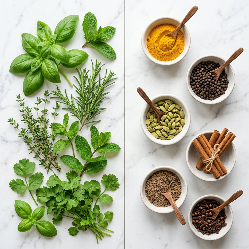 Herbs vs Spices: Complete Beginner's Guide (Key Differences Explained)