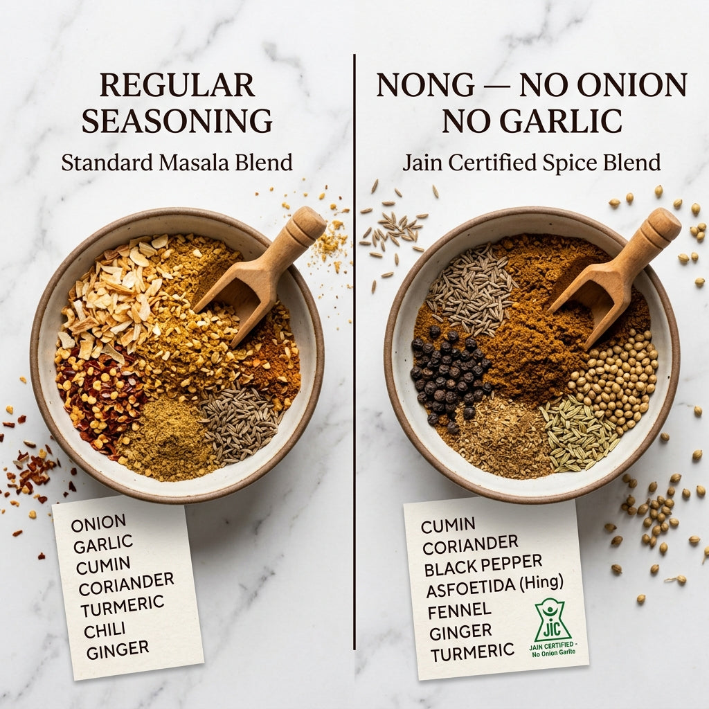 No Onion No Garlic vs Regular Seasonings: Key Differences