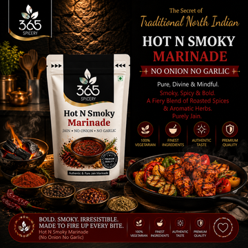 Hot N Smoky Marinade | No Onion No Garlic | Jain-Friendly | For BBQ & Grills | Natural | 365 Spicery