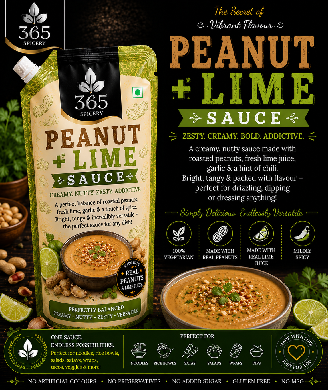 Peanut + Lime Sauce