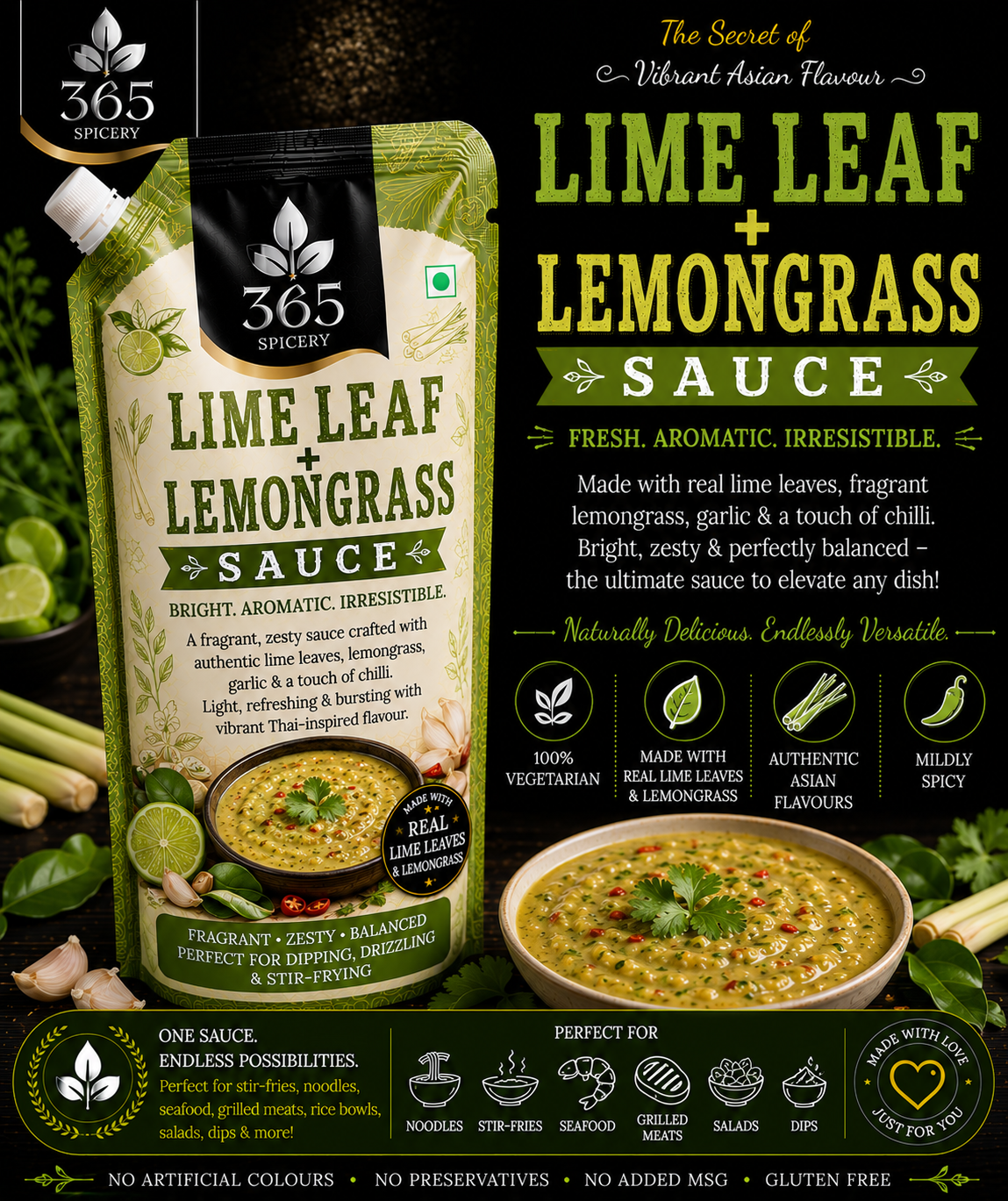 Lime Leaf + Lemongrass Sauce