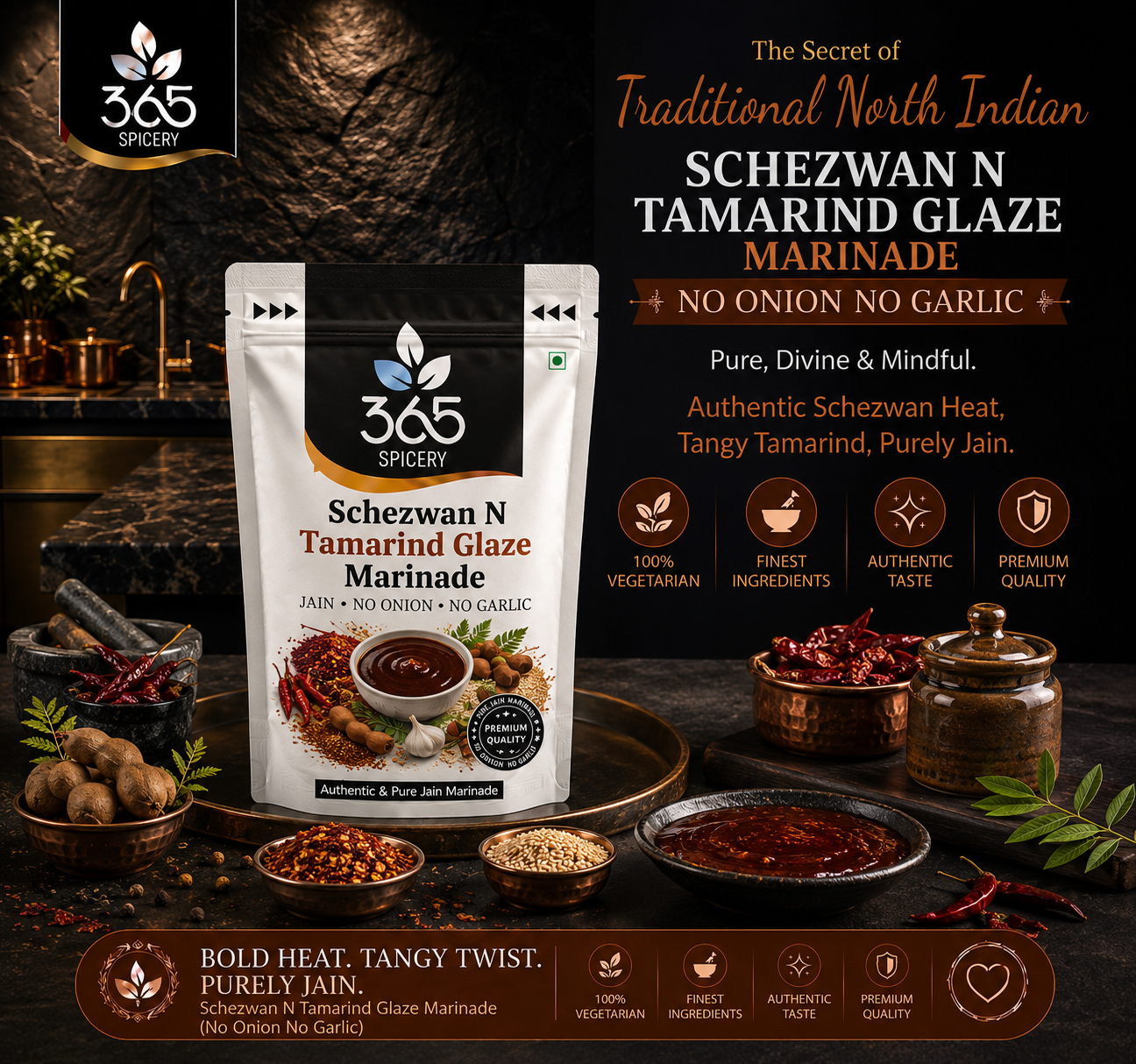 Schezwan N Tamarind Glaze Marinade
