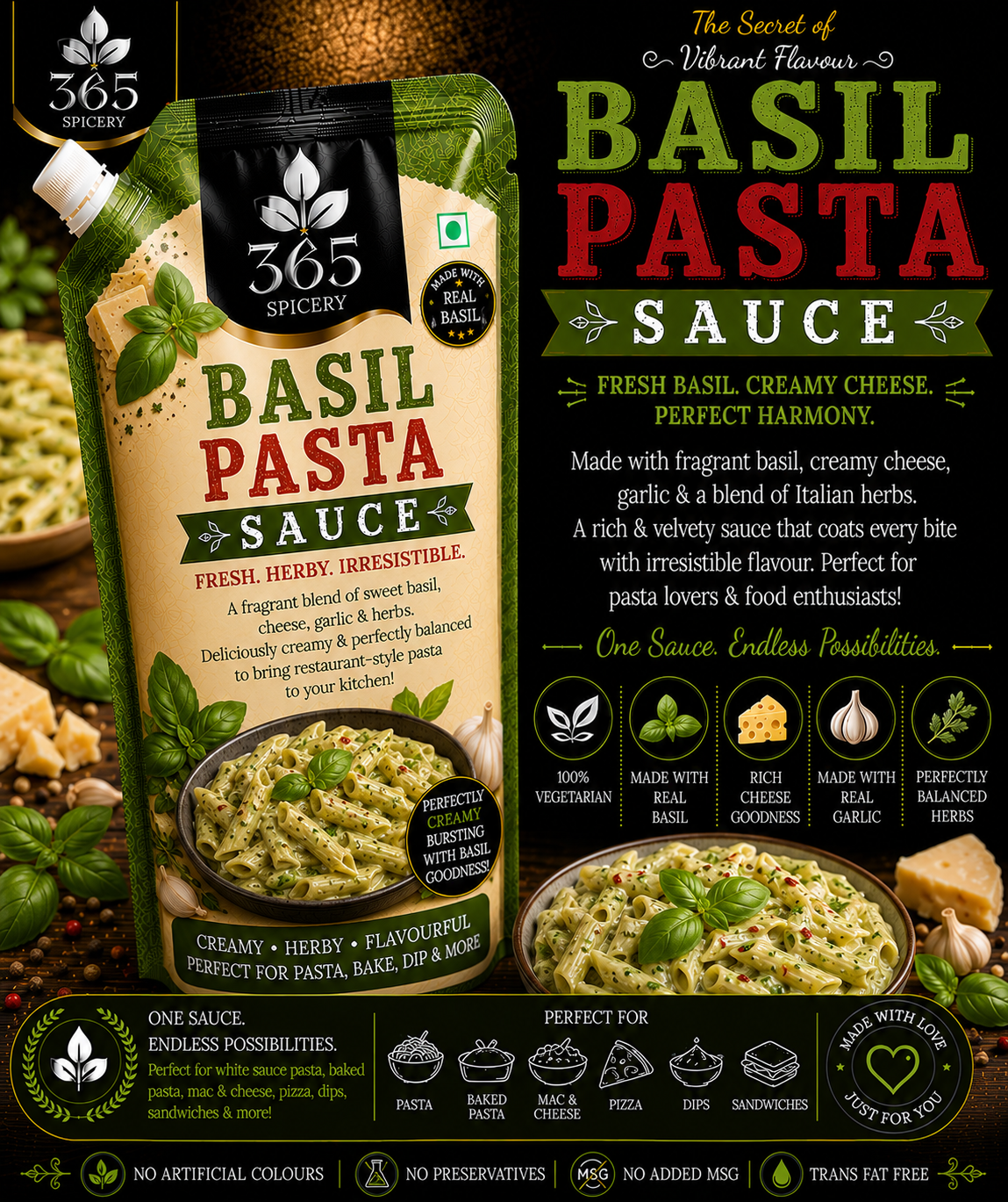 Basil Pasta Sauce