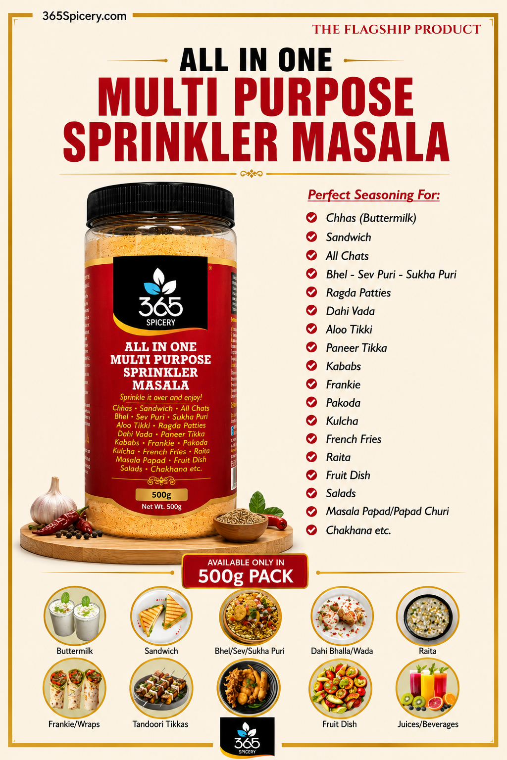 All In One Multi Purpose Sprinkler Masala