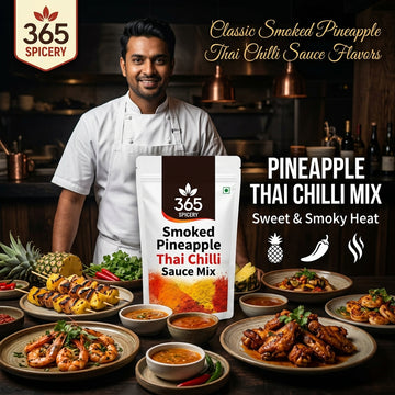 Jain Smoked Pineapple Thai Chilli Sauce Powder Mix | No Onion No Garlic | Vegan | 365 Spicery