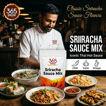 Jain Sriracha Sauce Powder Mix | No Onion No Garlic | Gluten-Free | No Artificial Flavours | 365 Spicery