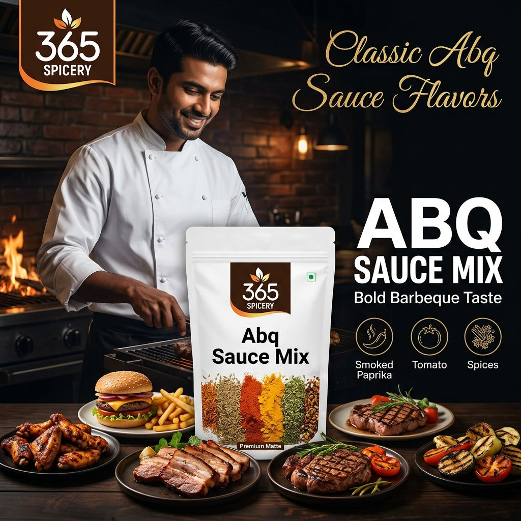 Abq Sauce Powder Mix | Jain-Friendly No Onion No Garlic | Gluten-Free | No MSG | Made in India | 365 Spicery