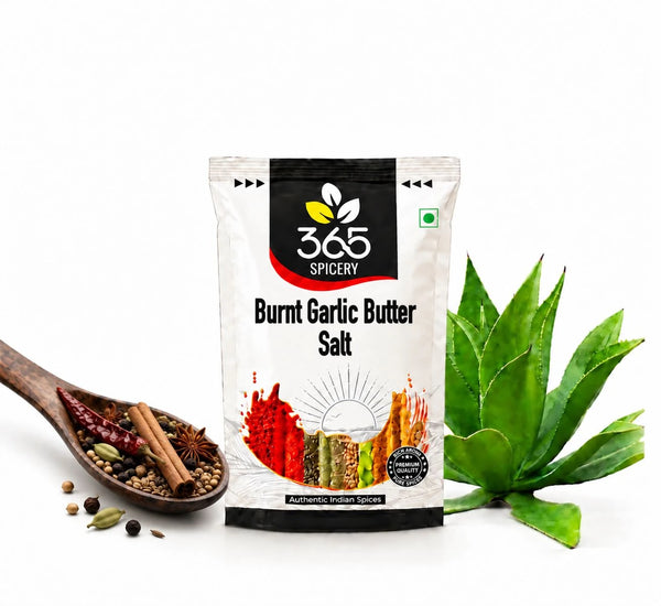 Burnt Garlic Butter Salt | Savoury Fusion Seasoning | Natural Ingredients | Gluten-Free | 365 Spicery