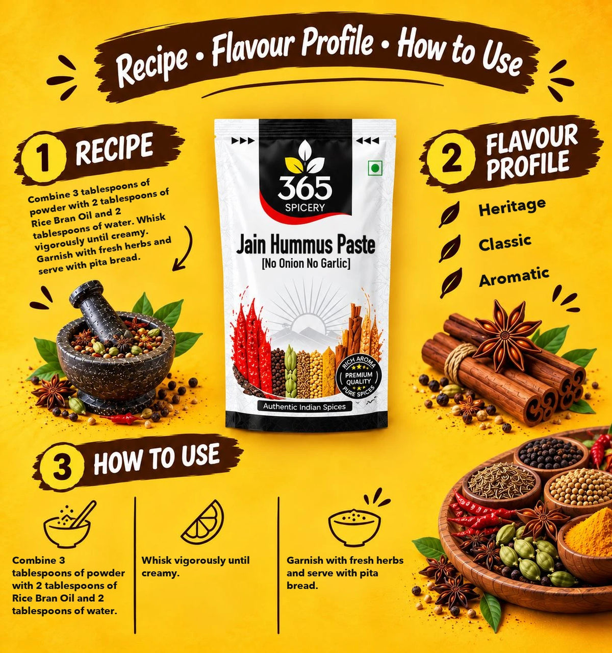 JAIN HUMMUS PASTE (No Onion No Garlic)