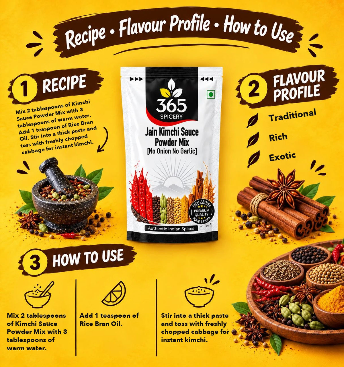 Jain Kimchi Sauce Powder Mix
