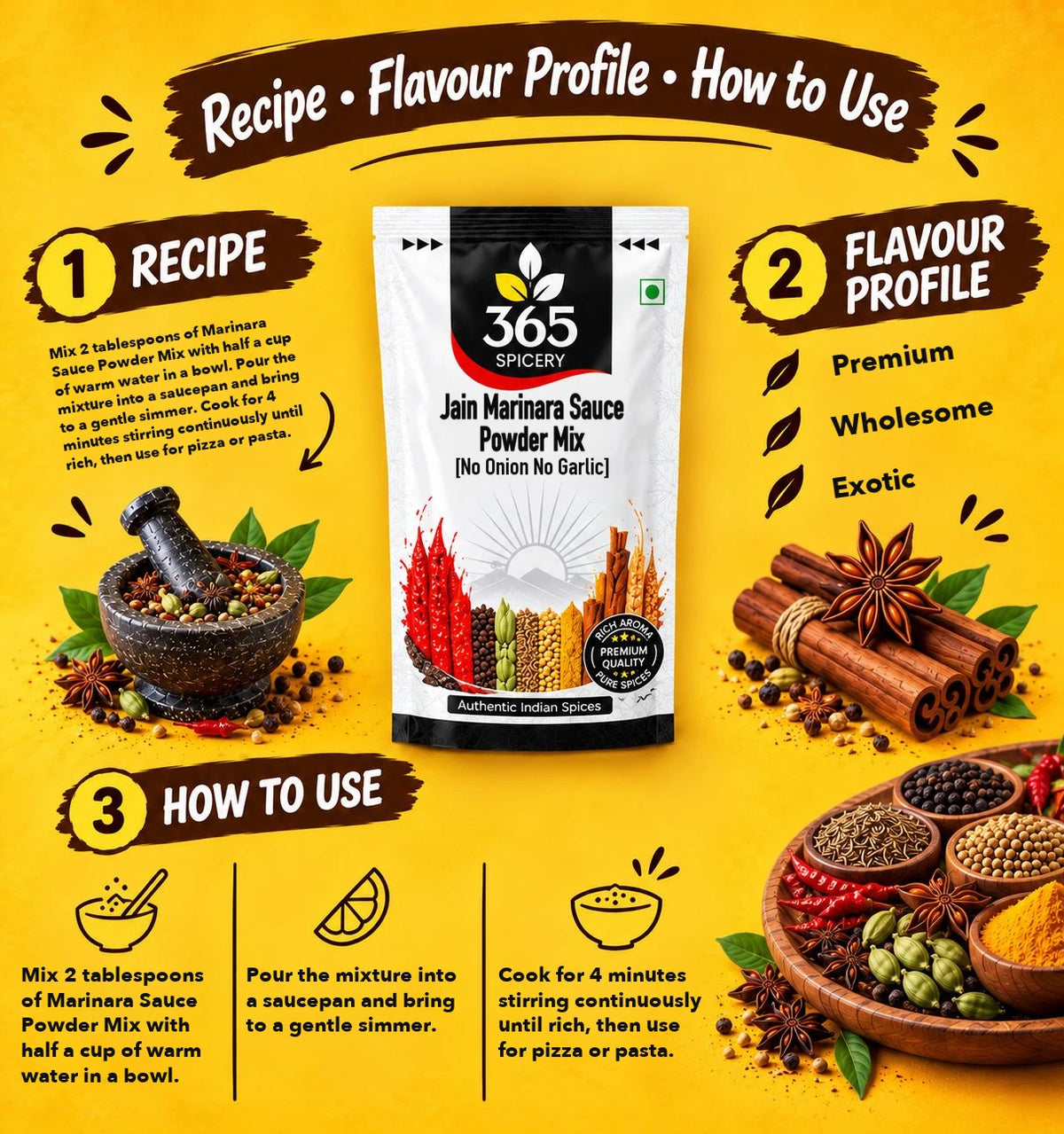 Jain Marinara Sauce Powder Mix