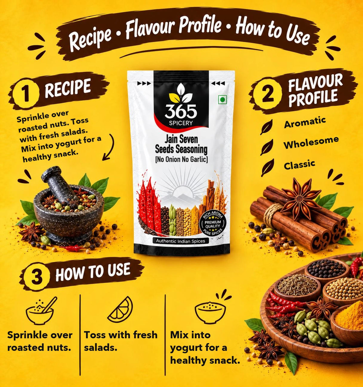 Jain Seven Seeds Seasoning