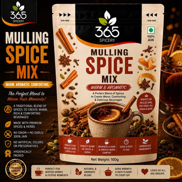 Mulling Spice Mix | Aromatic Blend for Beverages & Desserts | Premium Quality | No Artificial Flavours | 365 Spicery