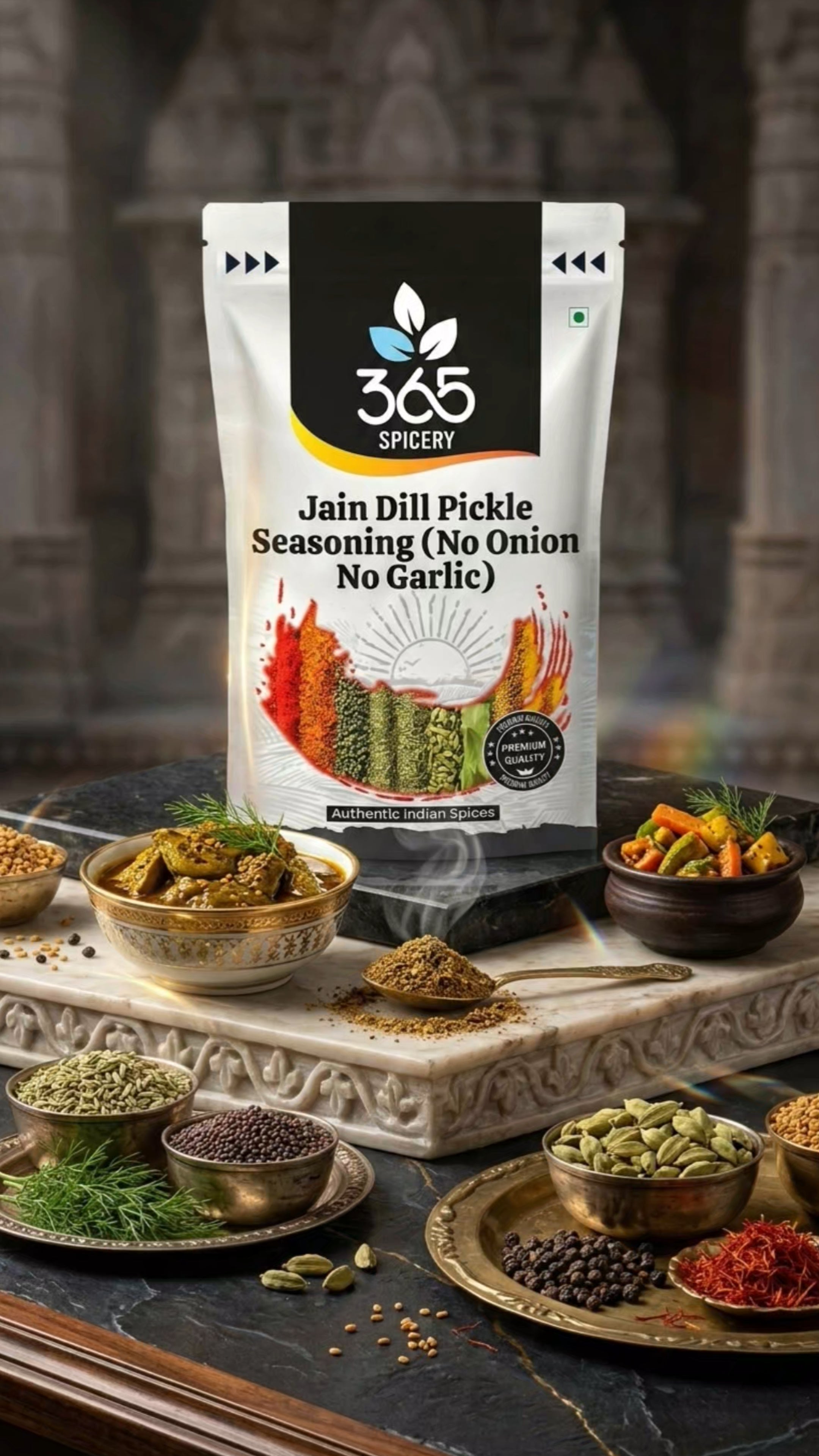 Jain Dill Pickle Seasoning (No Onion No Garlic)