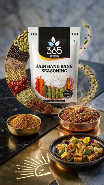JAIN BANG BANG SEASONING | No Onion No Garlic | Jain-Friendly | No Artificial Flavours | Sweet & Spicy | 365 Spicery