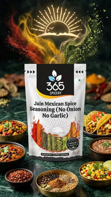 Jain Mexican Spice Seasoning | No Onion No Garlic | Jain-Friendly | No Artificial Colours | Bold Taste | 365 Spicery