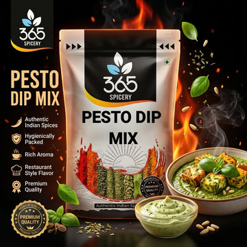 PESTO DIP MIX | Classic Basil & Nut Blend | No Artificial Colours | Gluten-Free | Gourmet Appetizers | 365 Spicery