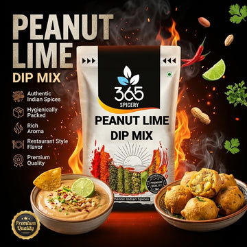 PEANUT LIME DIP MIX | Zesty Nutty Fusion | Natural Ingredients | Vegan | Ideal for Party Snacks | 365 Spicery