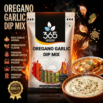 OREGANO GARLIC DIP MIX | Aromatic Italian Herb Blend | No MSG | Gluten-Free | Perfect for Dips | 365 Spicery