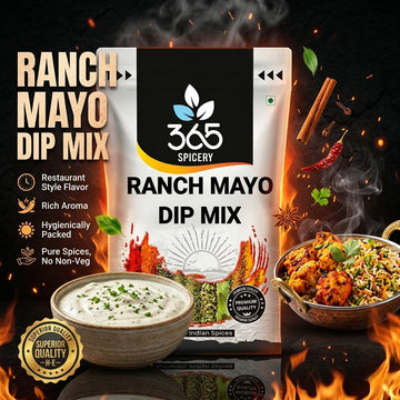 RANCH MAYO DIP MIX | Classic Creamy Herb Blend | Natural Ingredients | No Artificial Colours | Vegan | 365 Spicery
