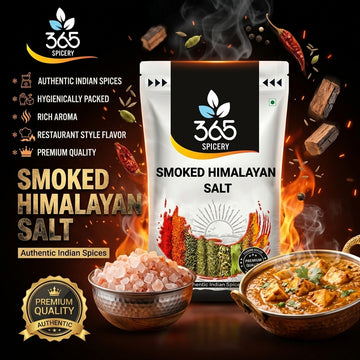 SMOKED HIMALAYAN SALT | Authentic Mineral Rich Crystals | Natural Process | 365 Spicery