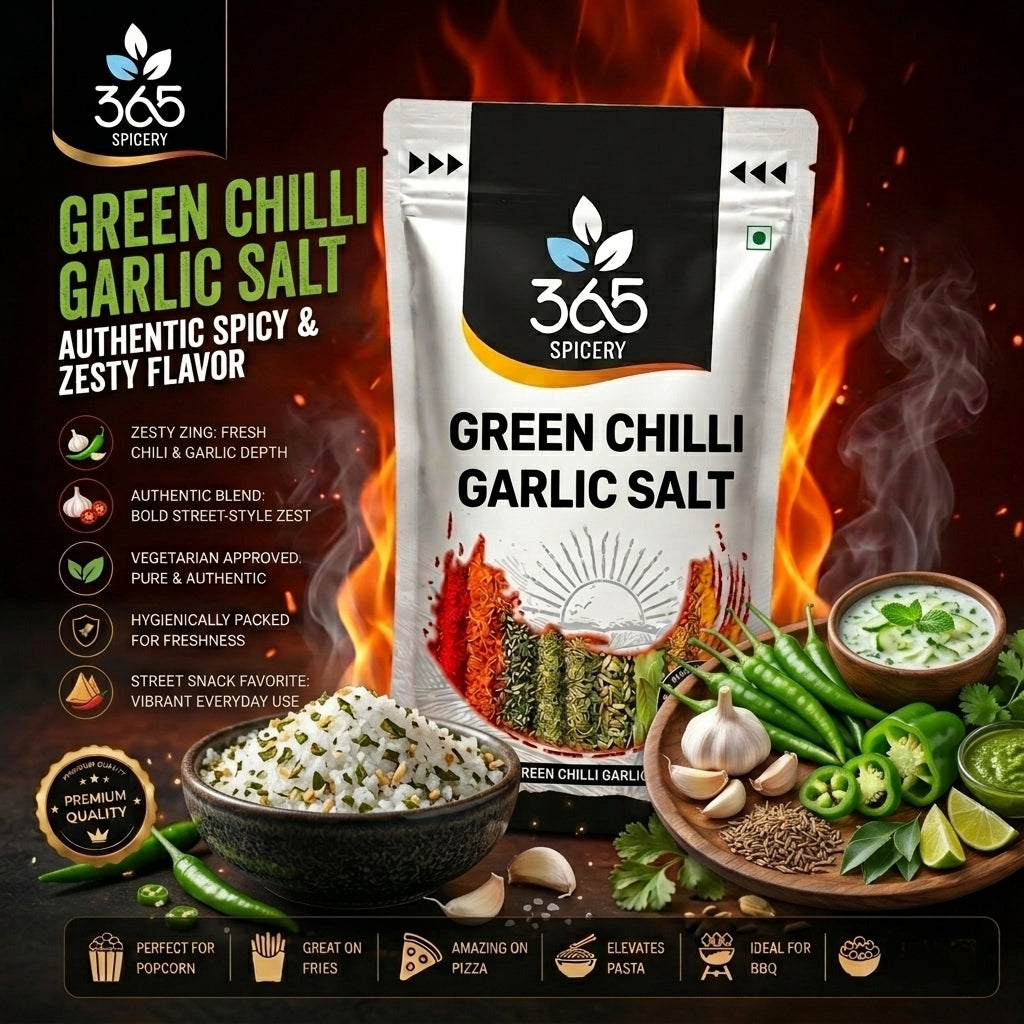 Green Chilli Garlic Salt