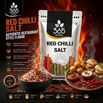 Red Chilli Salt | Bold Spicy Seasoning | No Artificial Flavours | Vegan | 365 Spicery
