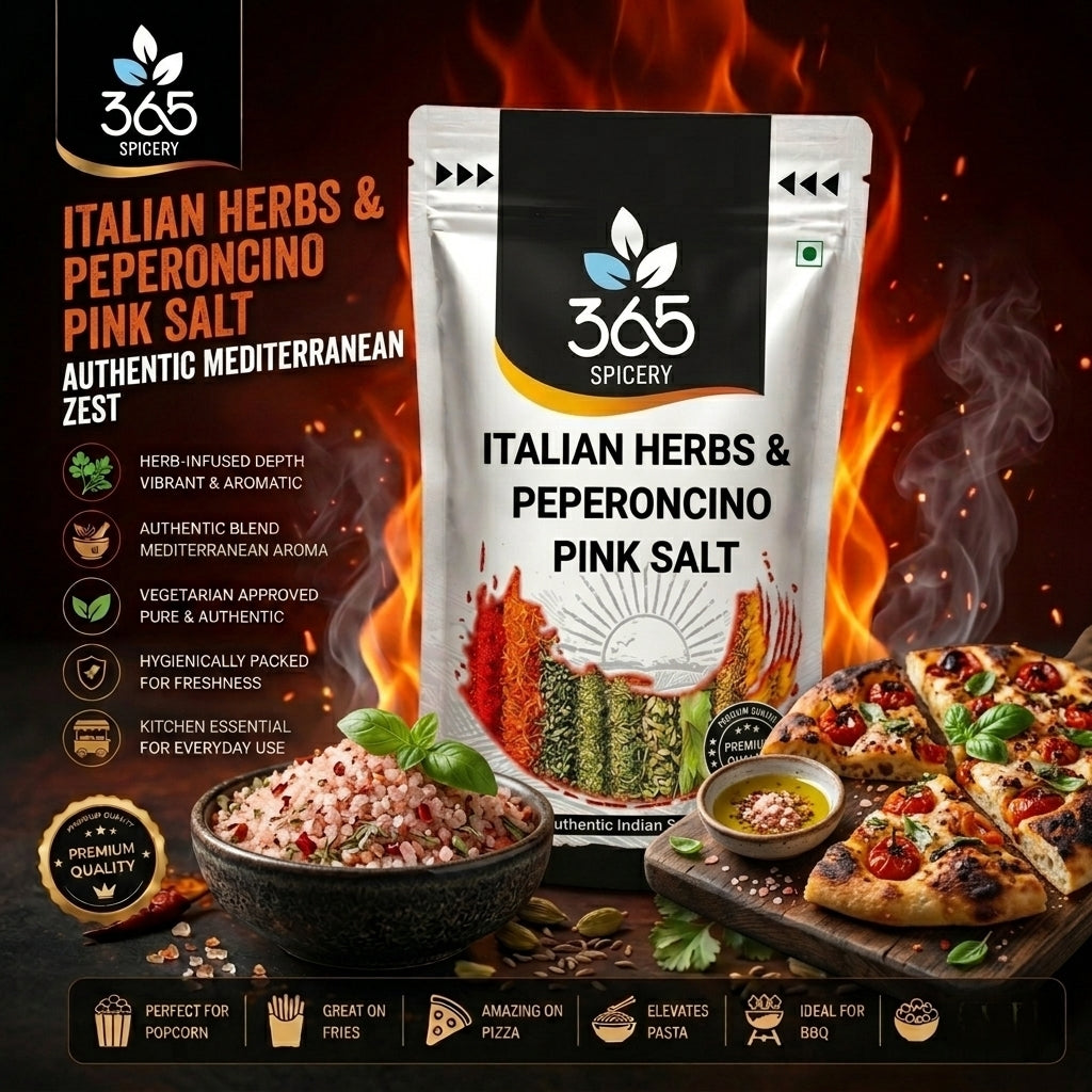 Italian Herbs & Peperoncino Pink Salt