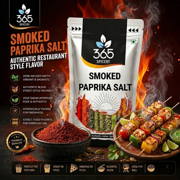 Smoked Paprika Salt | Deep Smoky Flavour | No Artificial Colours | Vegan | 365 Spicery