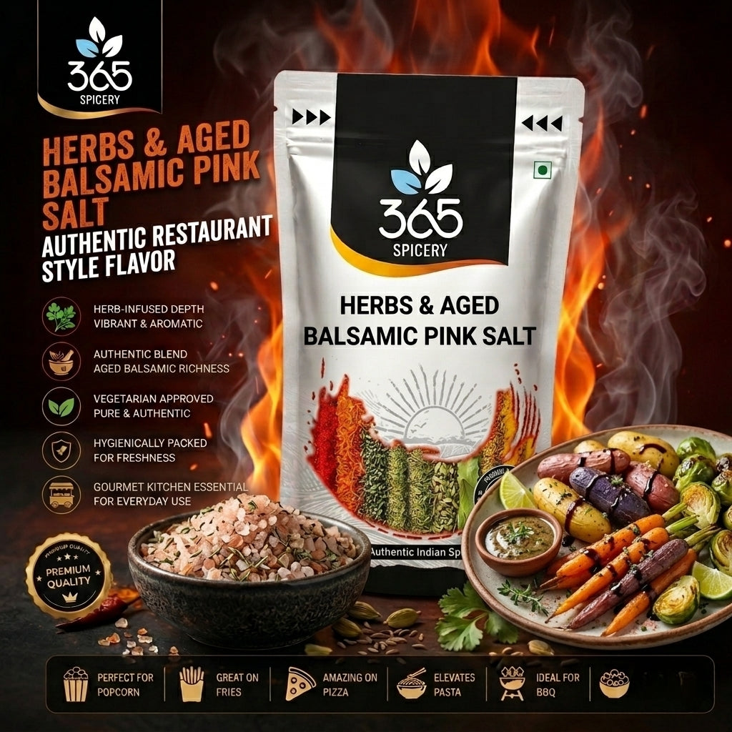 Herbs & Aged Balsamic Pink Salt