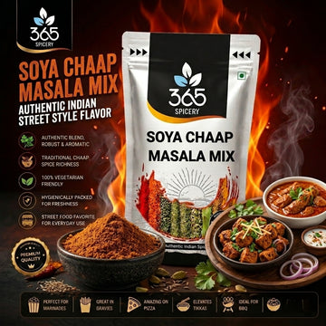 Soya Chaap Masala mix | Robust Tandoori Style Gravy | Vegan | Premium Quality | No Artificial Colours | 365 Spicery