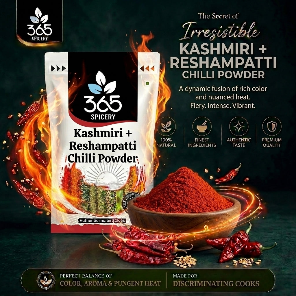 Kashmiri + Reshampatti Chilli Powder — 365 Spicery