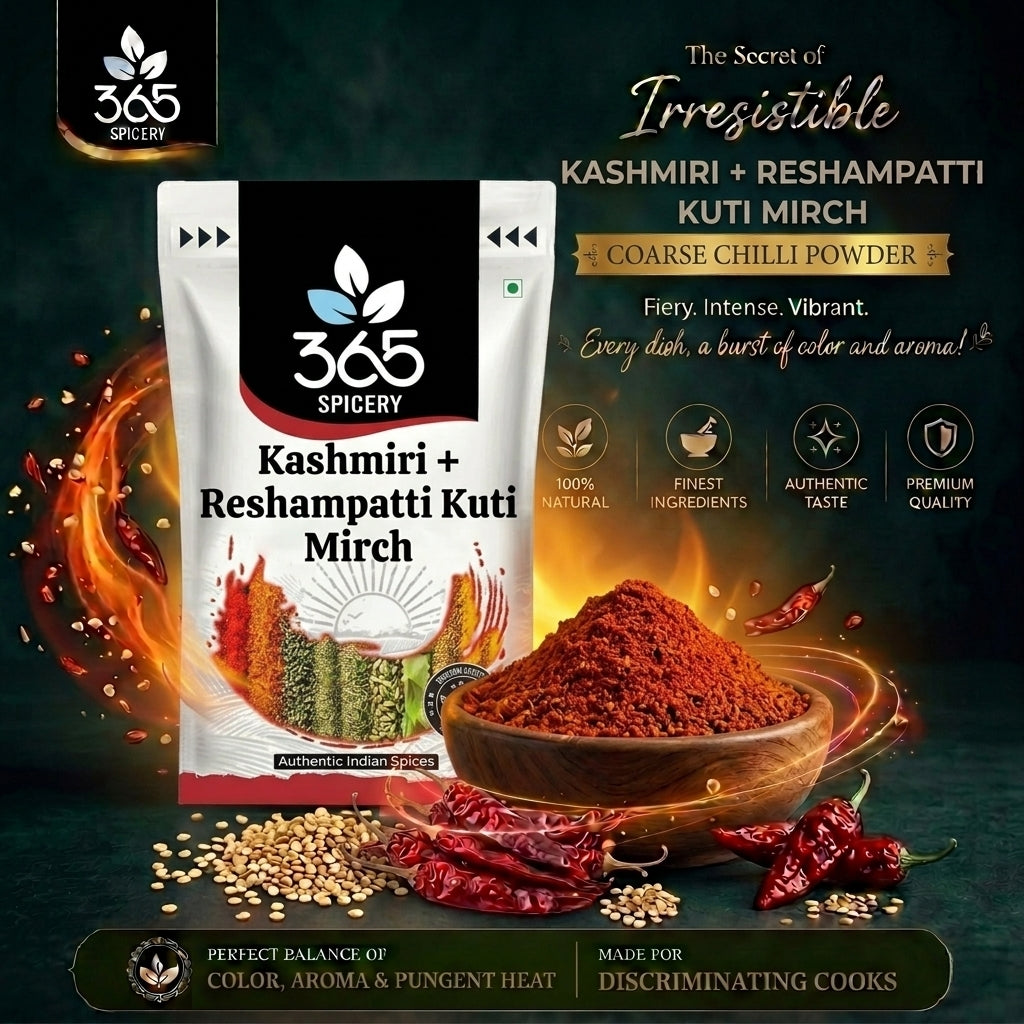 Kashmiri + Reshampatti Kuti Mirch — 365 Spicery