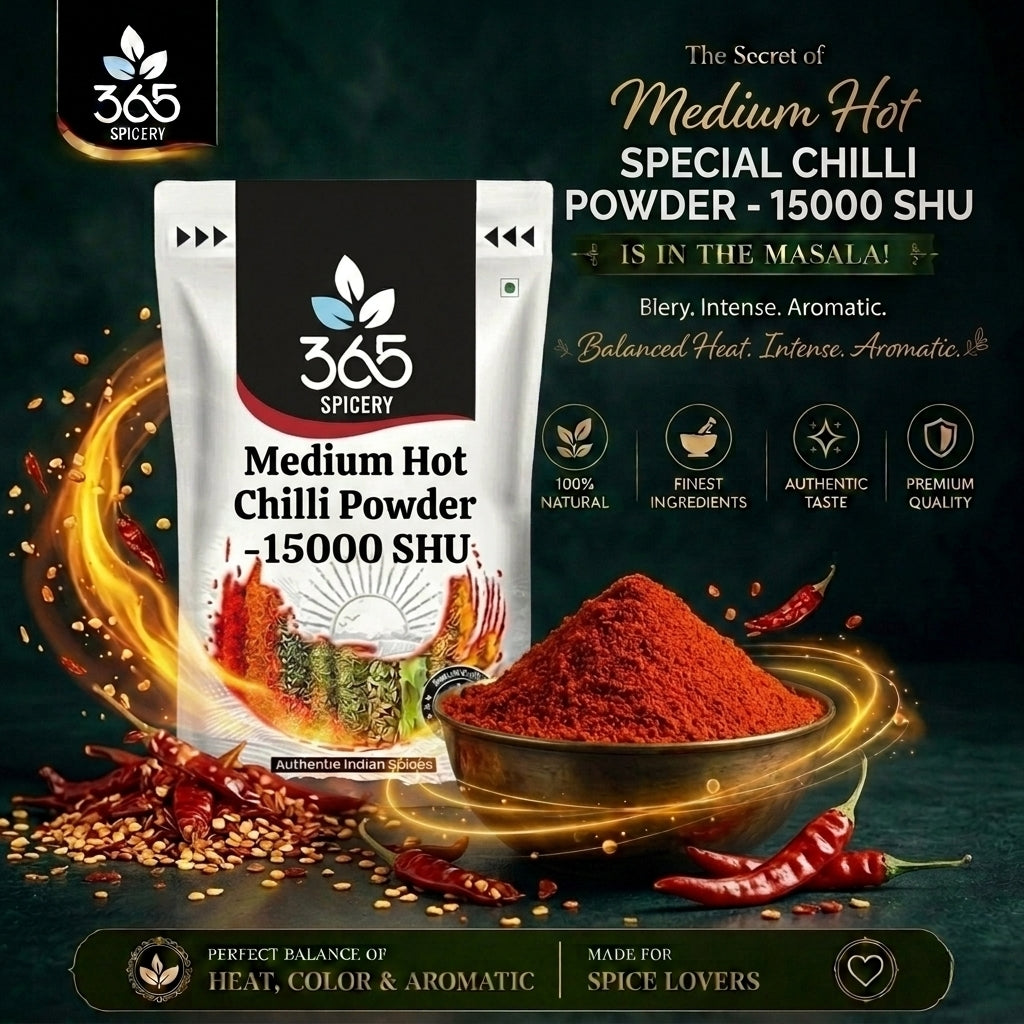 Medium Hot Chilli Powder -15000 SHU — 365 Spicery