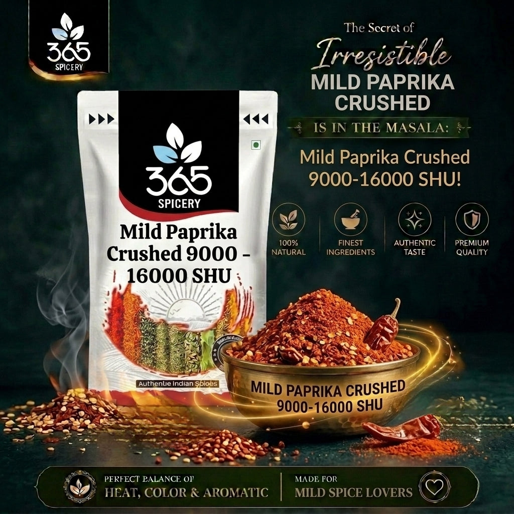 Mild Paprika Crushed 9000 - 12000 SHU — 365 Spicery