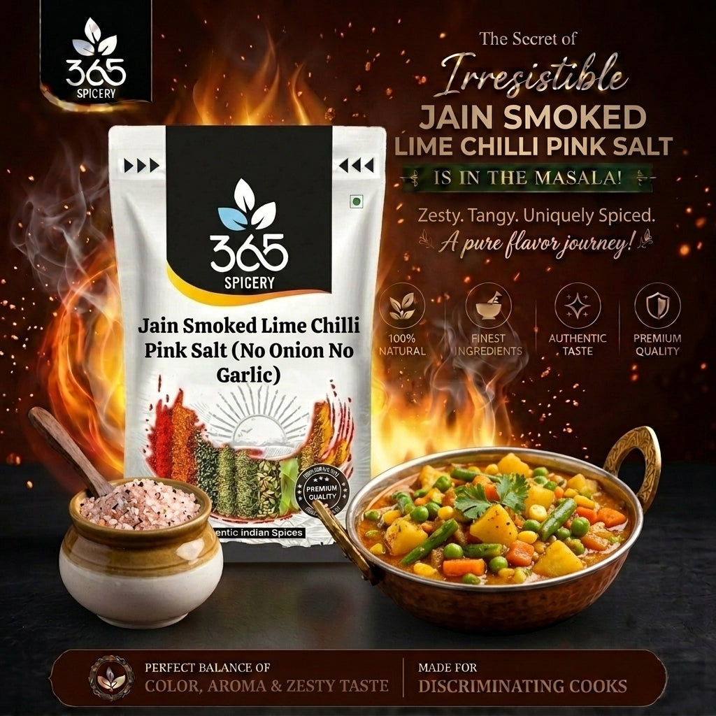 Jain Smoked Lime Chilli Pink Salt (No Onion No Garlic) — 365 Spicery