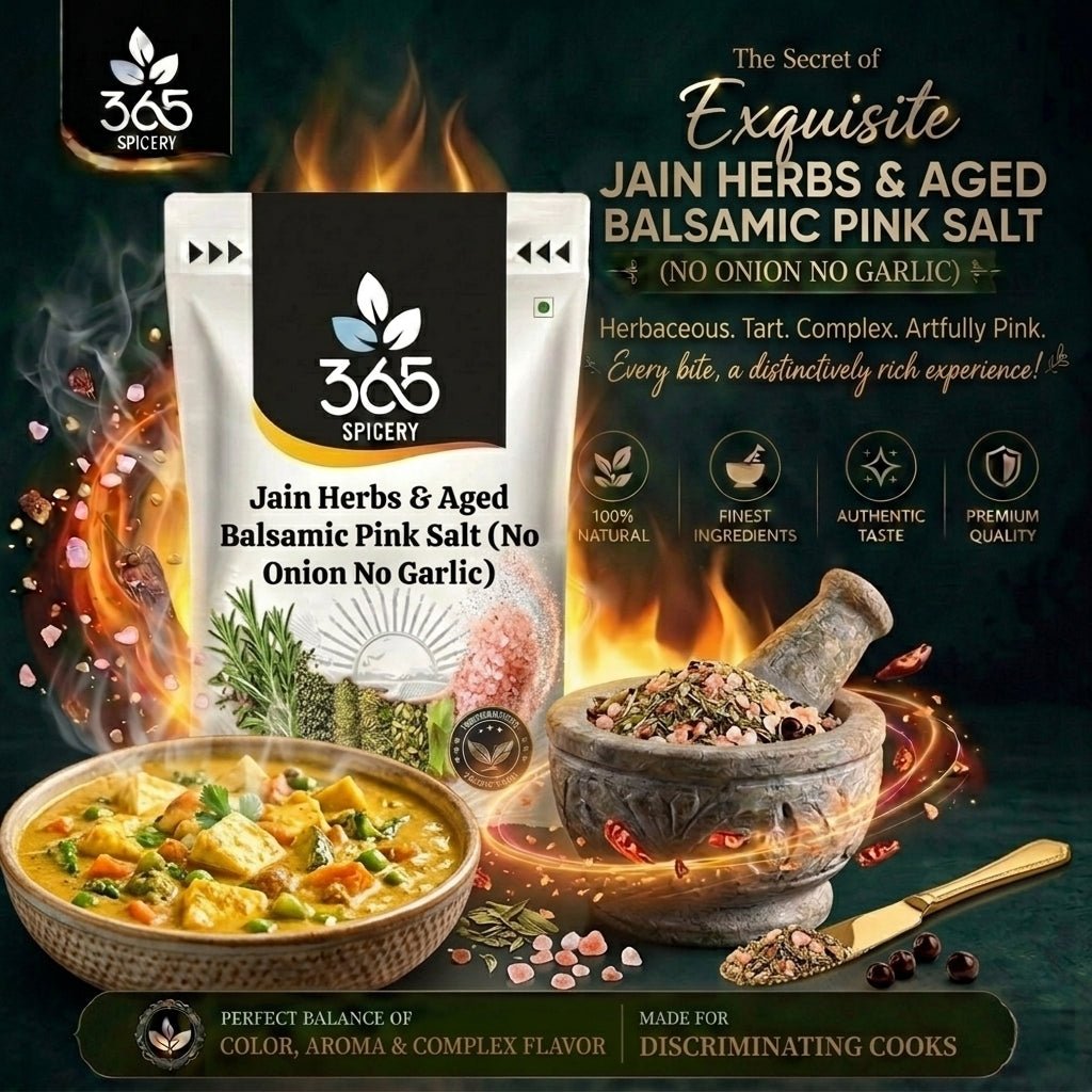 Jain Herbs & Aged Balsamic Pink Salt (No Onion No Garlic) — 365 Spicery