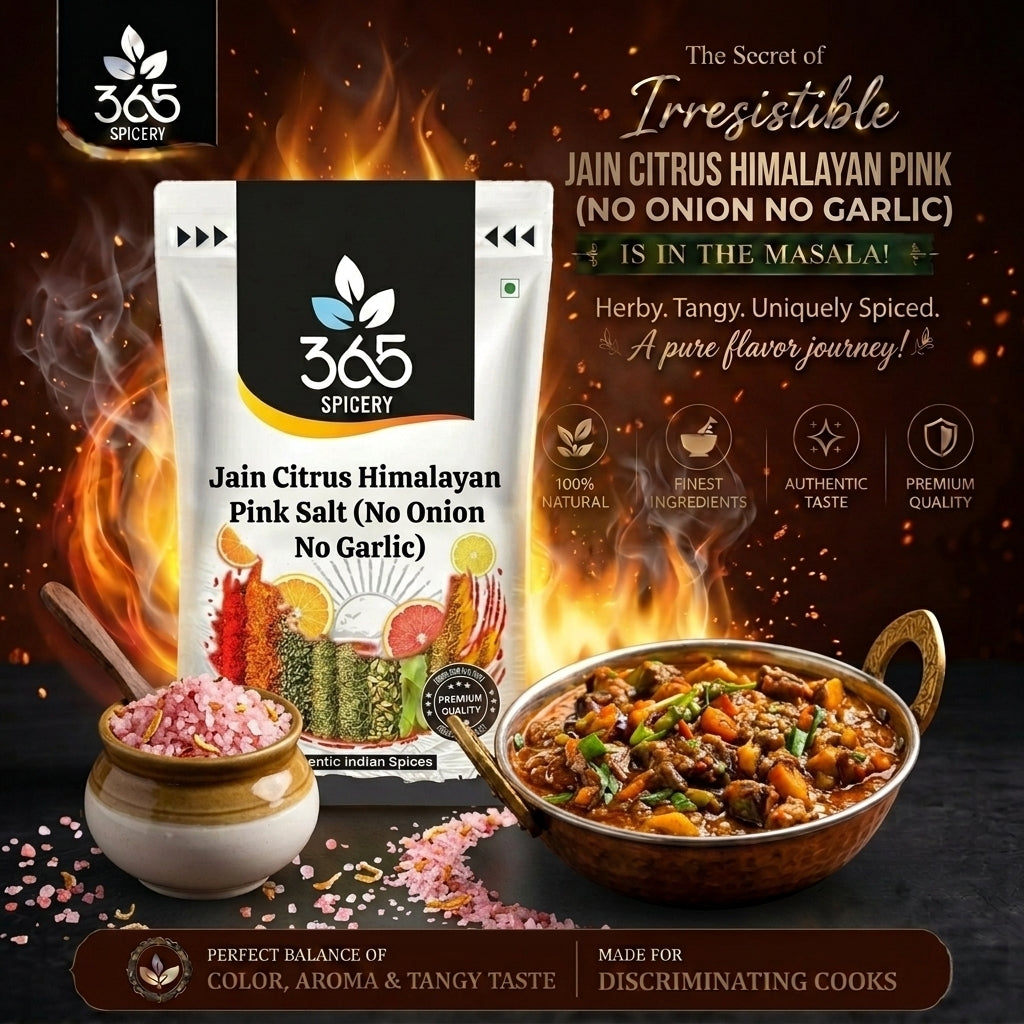 Jain Citrus Himalayan Pink Salt (No Onion No Garlic) — 365 Spicery