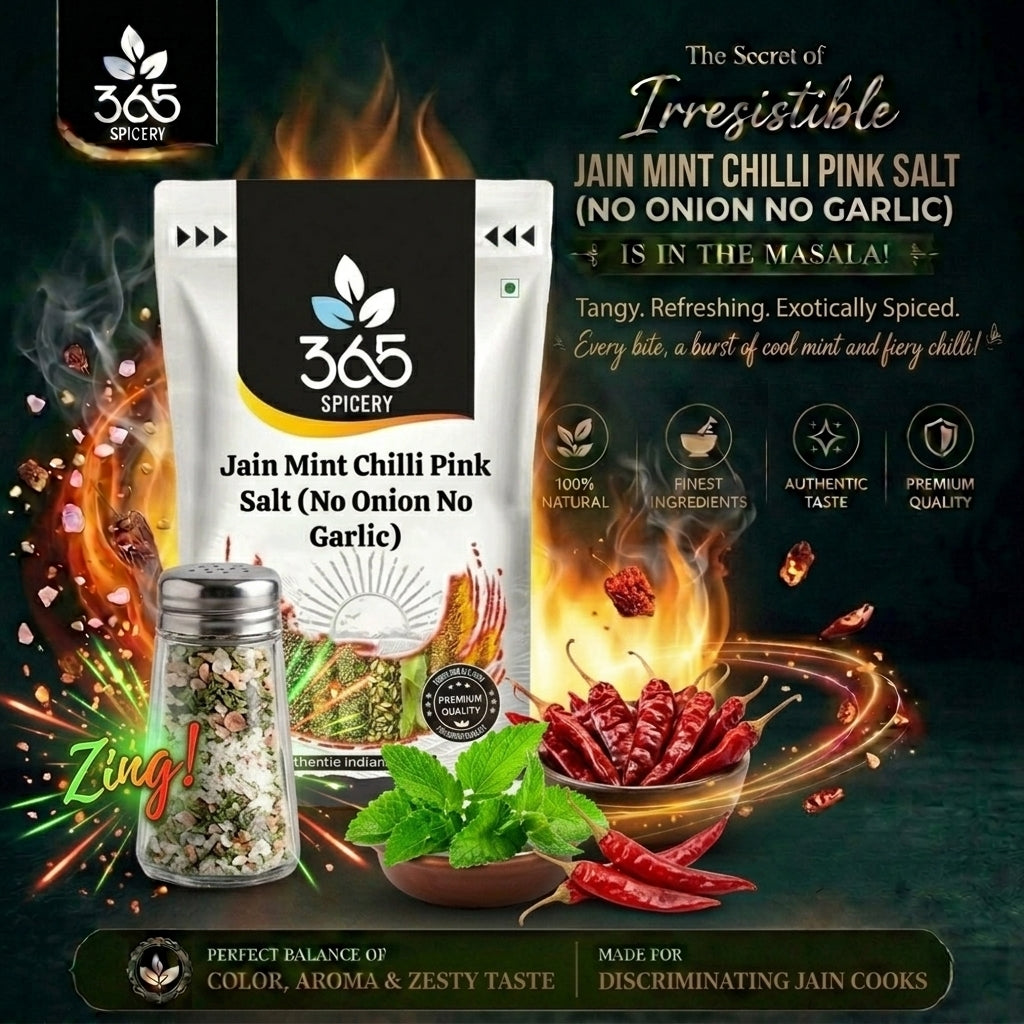 Jain Mint Chilli Pink Salt (No Onion No Garlic) — 365 Spicery