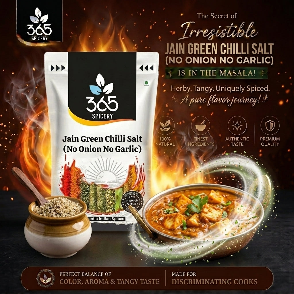 Jain Green Chilli Salt (No Onion No Garlic) — 365 Spicery