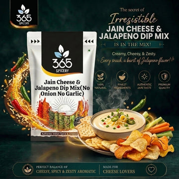 JAIN CHEESE & JALAPENO DIP MIX(No Onion No Garlic) — 365 Spicery