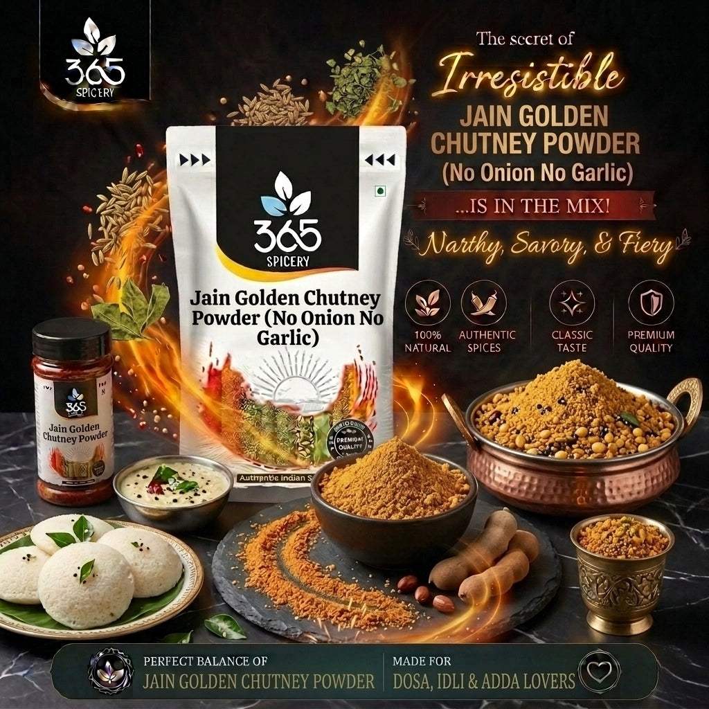 Jain Golden Chutney Powder (No Onion No Garlic) — 365 Spicery