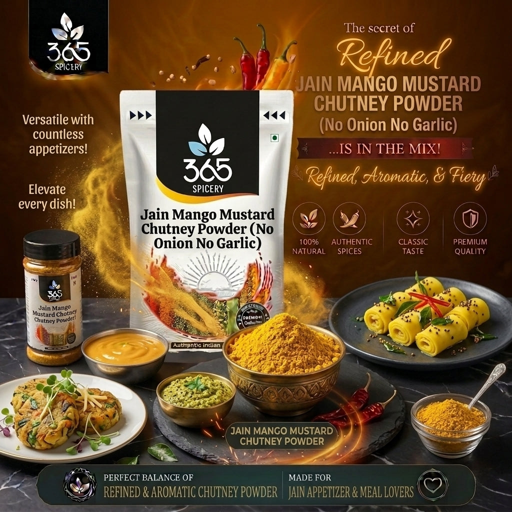 Jain Mustard Chutney Powder (No Onion No Garlic) — 365 Spicery
