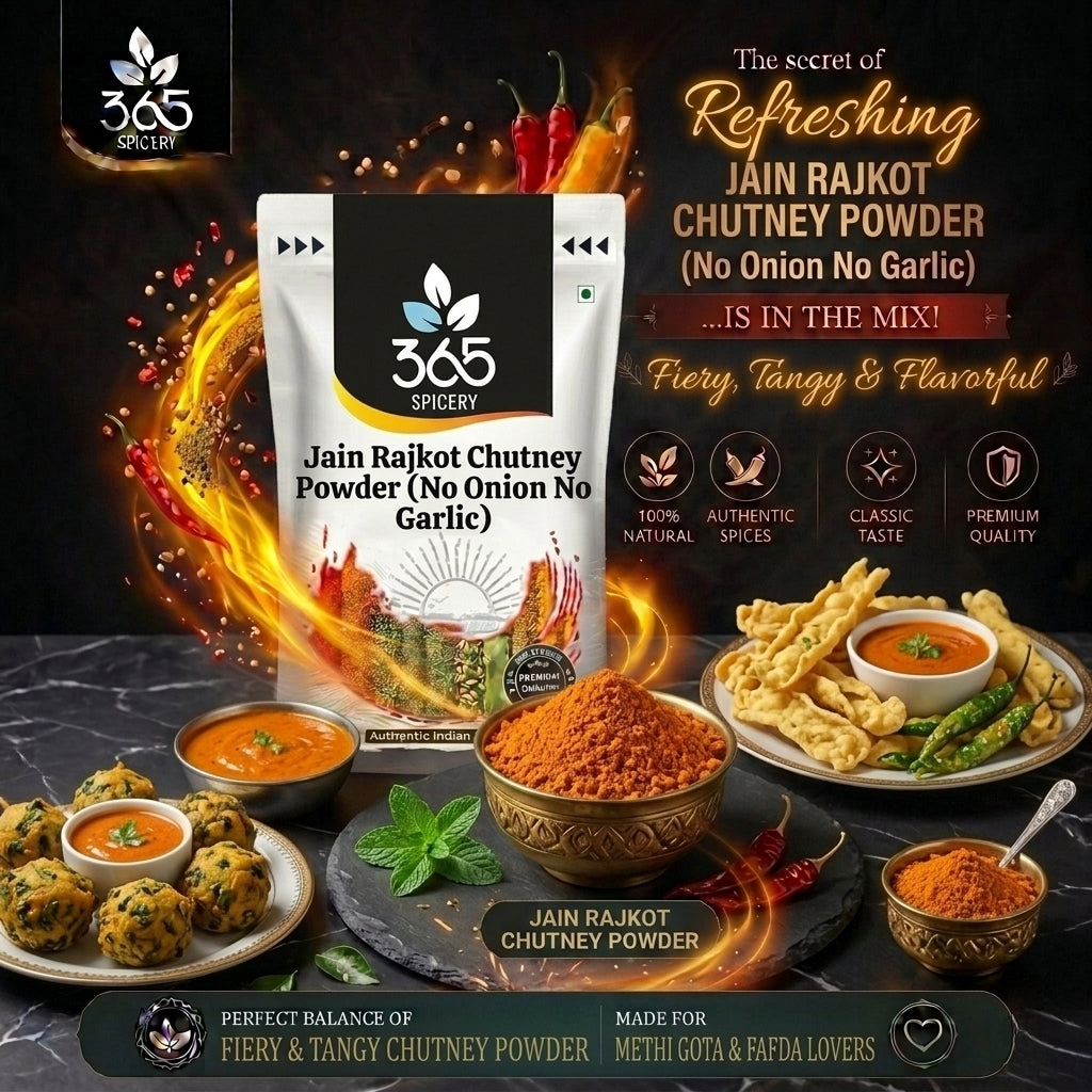 Jain Rajkot Chutney Powder (No Onion No Garlic) — 365 Spicery